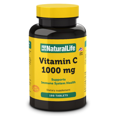 Vitamina C Natural Life 1000mg 100 Tabletas Vitamina C Natural Life 1000mg 100 Tabletas