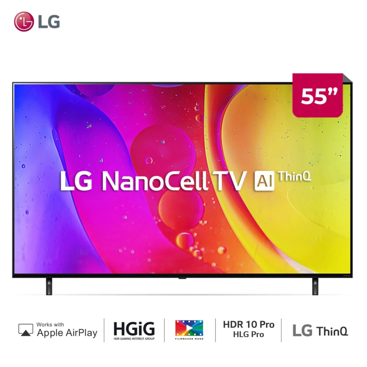 Tv LG 55" UHD 4K Nanocell Smart TV 2024 WebOS 