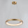 Colgante ring dorado 800-d