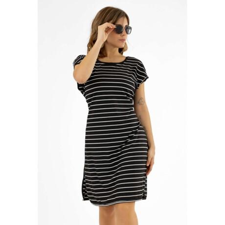 Vestido nautico liso Rayas/escoces