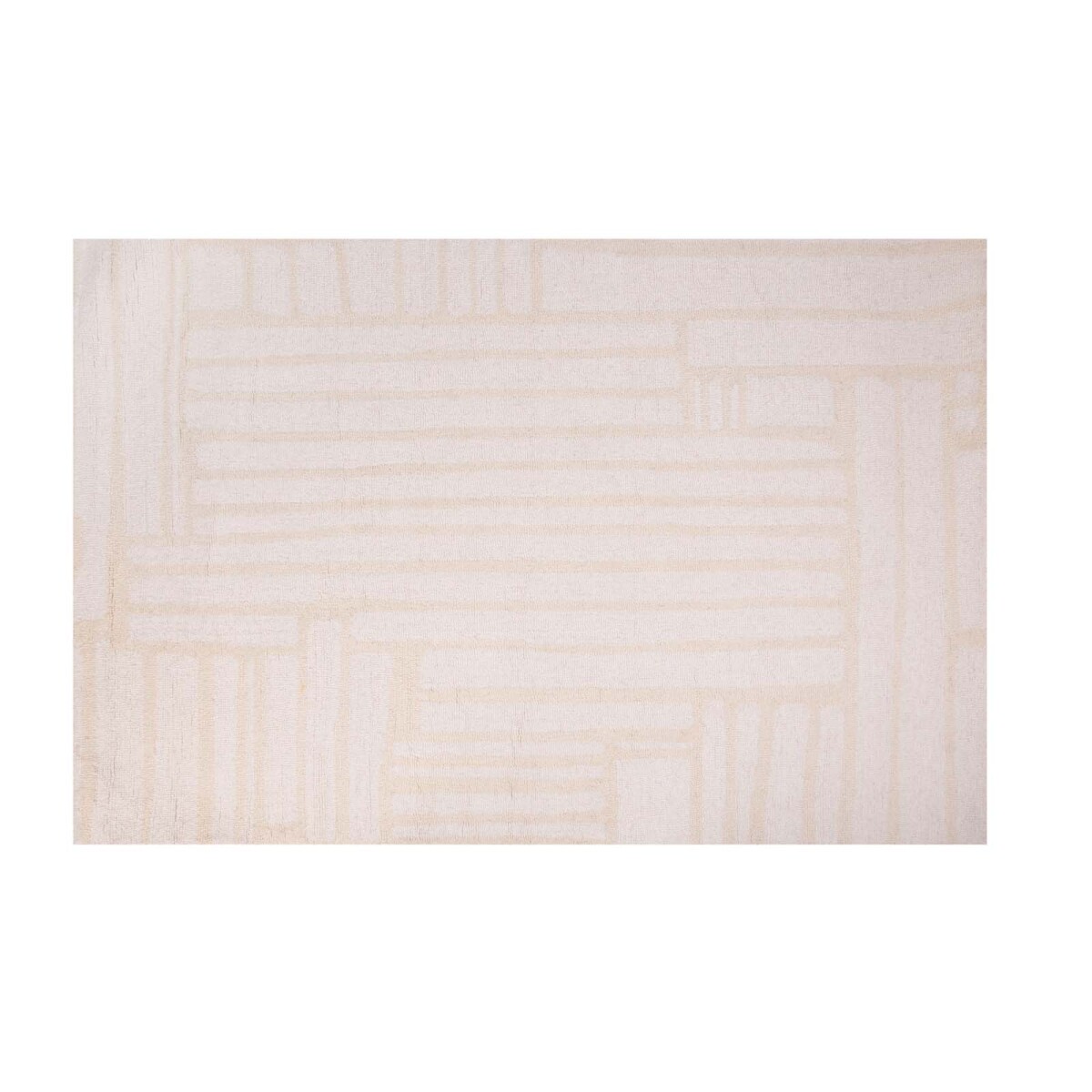 ALFOMBRA OURENSE - ALGODON BLANCO 