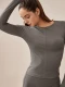 REMERA PALMA GRIS OSCURO