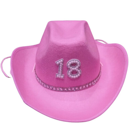 Sombrero Cowboy N°18 ROSA