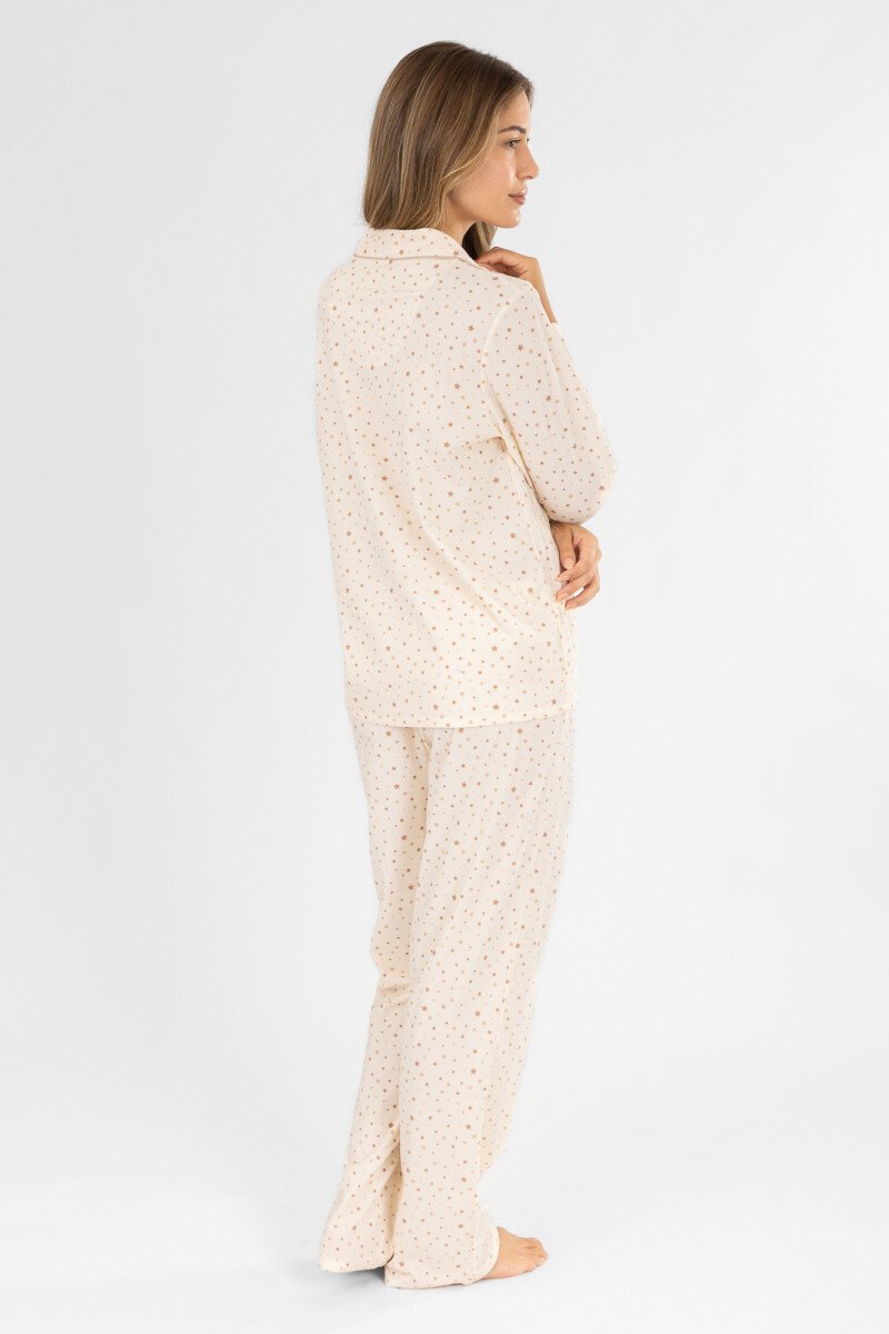 Pijama wincy estrellas Beige