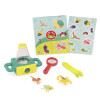 Microscopio bidireccional y librito con stickers B.toys Microscopio bidireccional y librito con stickers B.toys
