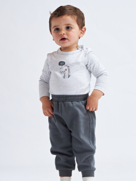 Pantalón deportivo Gris Oscuro