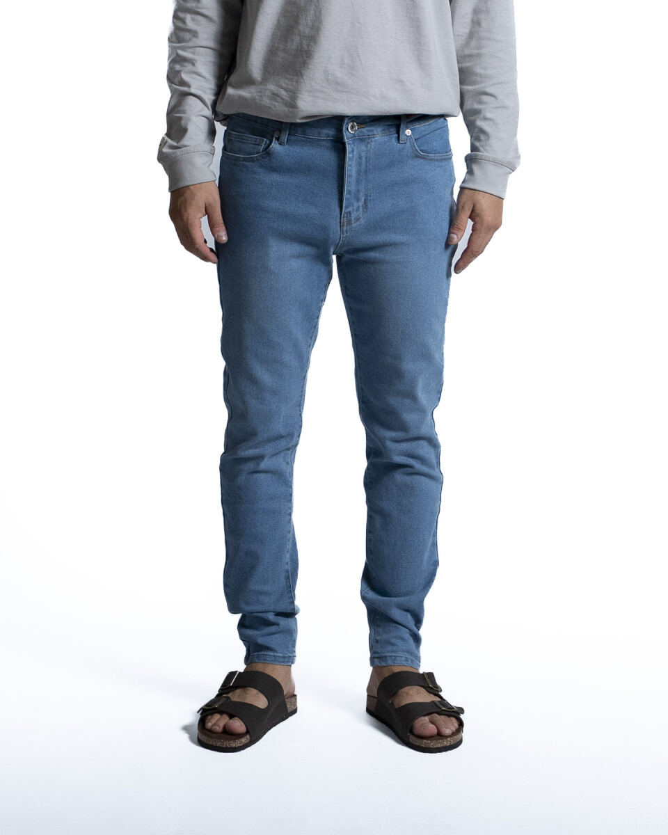 Jean Slim Fit Largo 30 - Celeste 