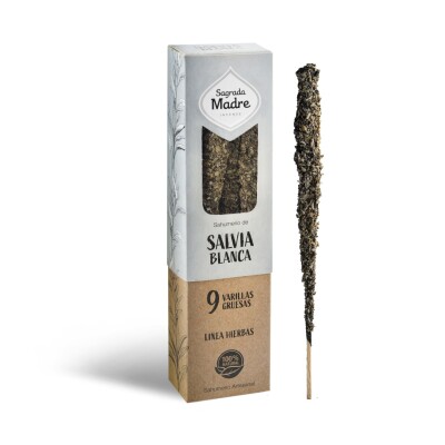 Incienso Linea Hierbas Salvia Blanca Sagrada Madre Linea Hierbas Salvia Blanca