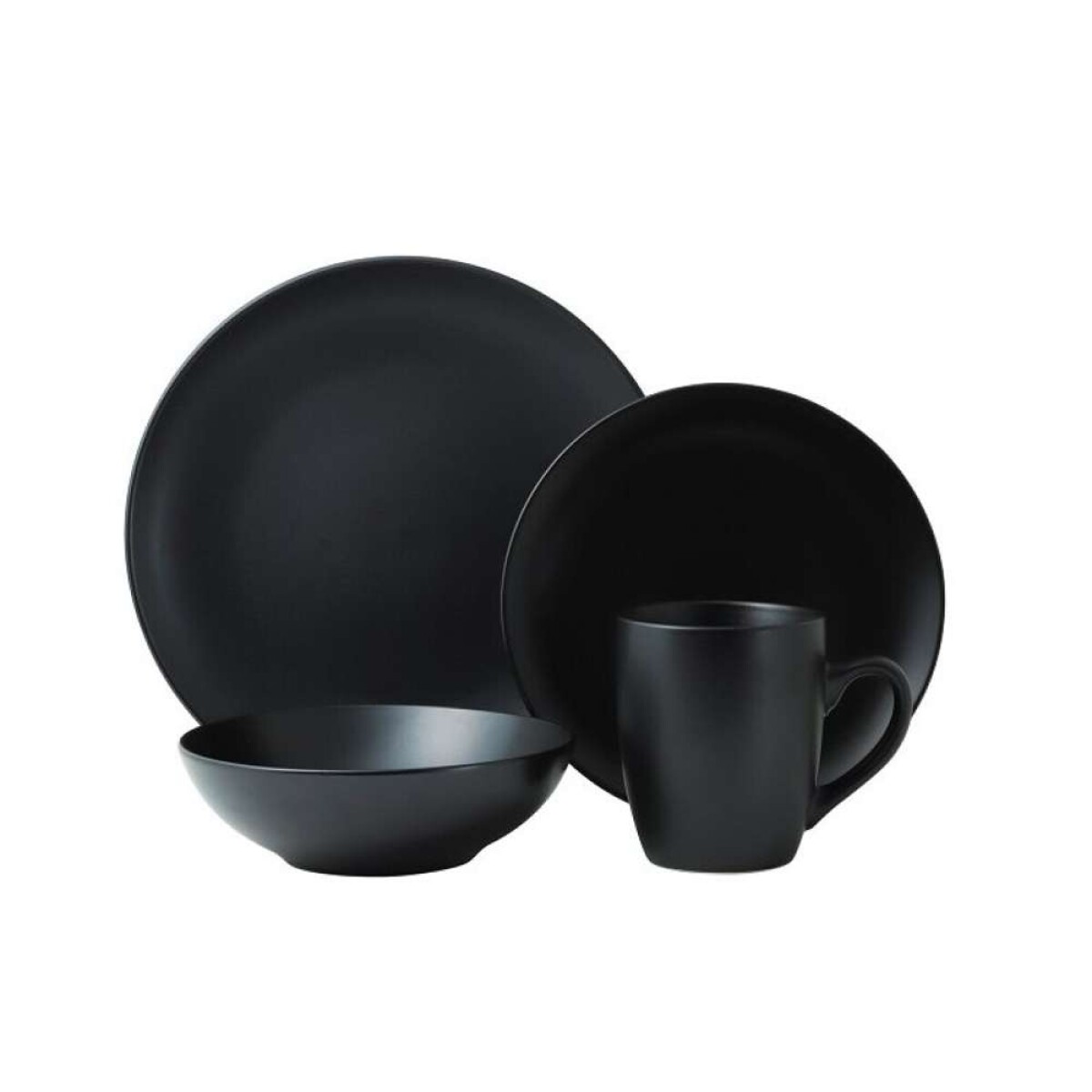 Set 16 Piezas Stoneware D27-21-18/410Ml - Mono Black Thomson 
