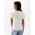 SS RUFFLE EMBRO BETTER GRPH TEE NEW OFF WHITE