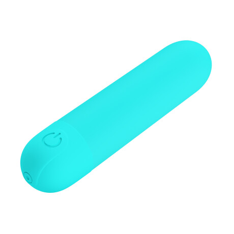 Vibrador Mini Massager Recargable Stefan Pretty Love Turquesa