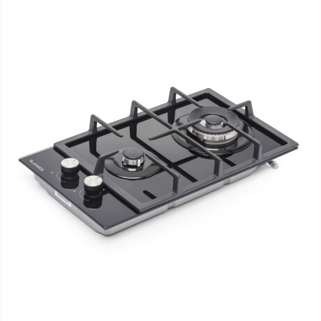 Anafe a Gas JAMES 2H AG VNT Vidrio Negro