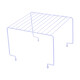 Estante organizador apilable BLANCO