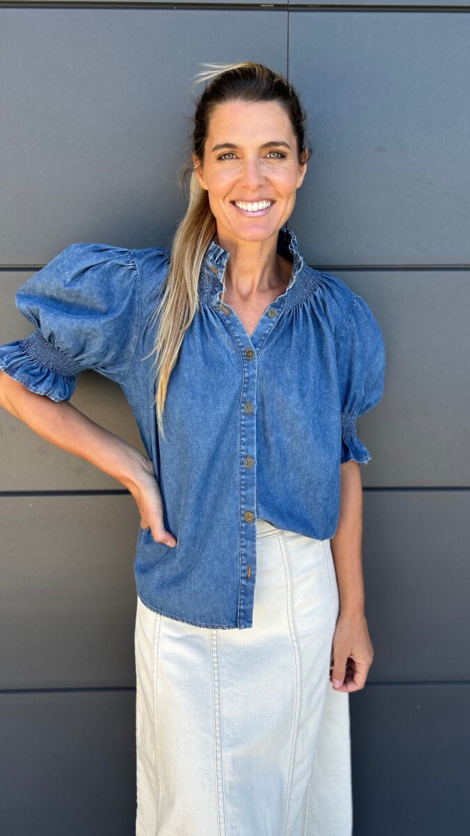 Camisa Daikiri - Denim Azul 