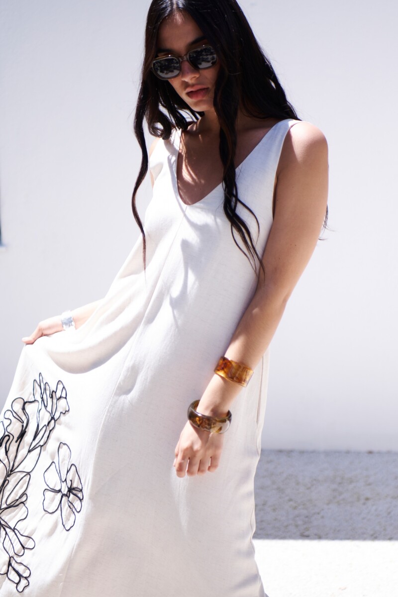 VESTIDO AMAPOLA NATURAL