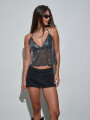 TOP YSENIA PLATEADO