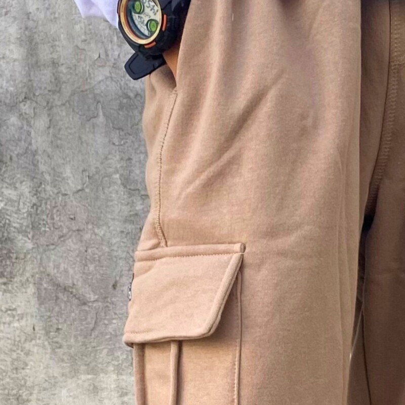 Pantalon Cargo Ancho N+ Tostado