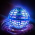 Pelota Mágica Voladora Spinner Luces Recargable Con Control Variante Color Azul