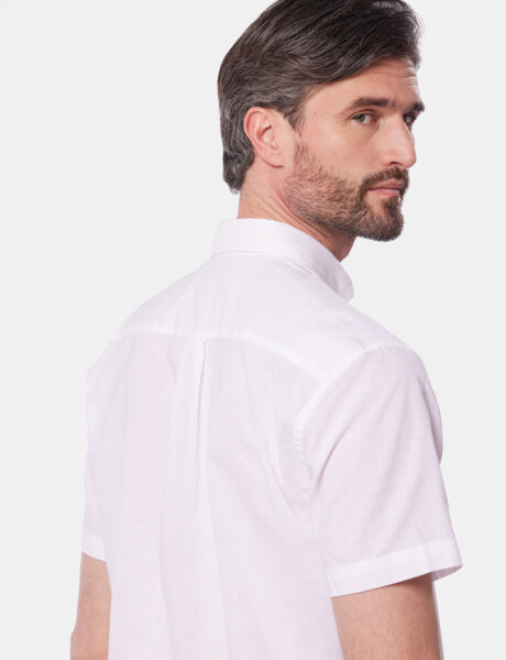 CAMISA DE LINO Blanco