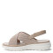 Sandalias de Mujer Lady Confort CHAPELLE con tiras cruzadas Beige
