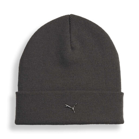 Moda Metal Cat High Crown Beanie de Hombre Gris