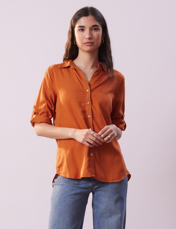 Camisa Tencel TERRACOTA