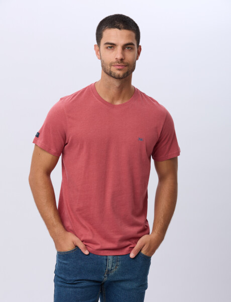 REMERA BÁSICA DE ALGODÓN Ladrillo