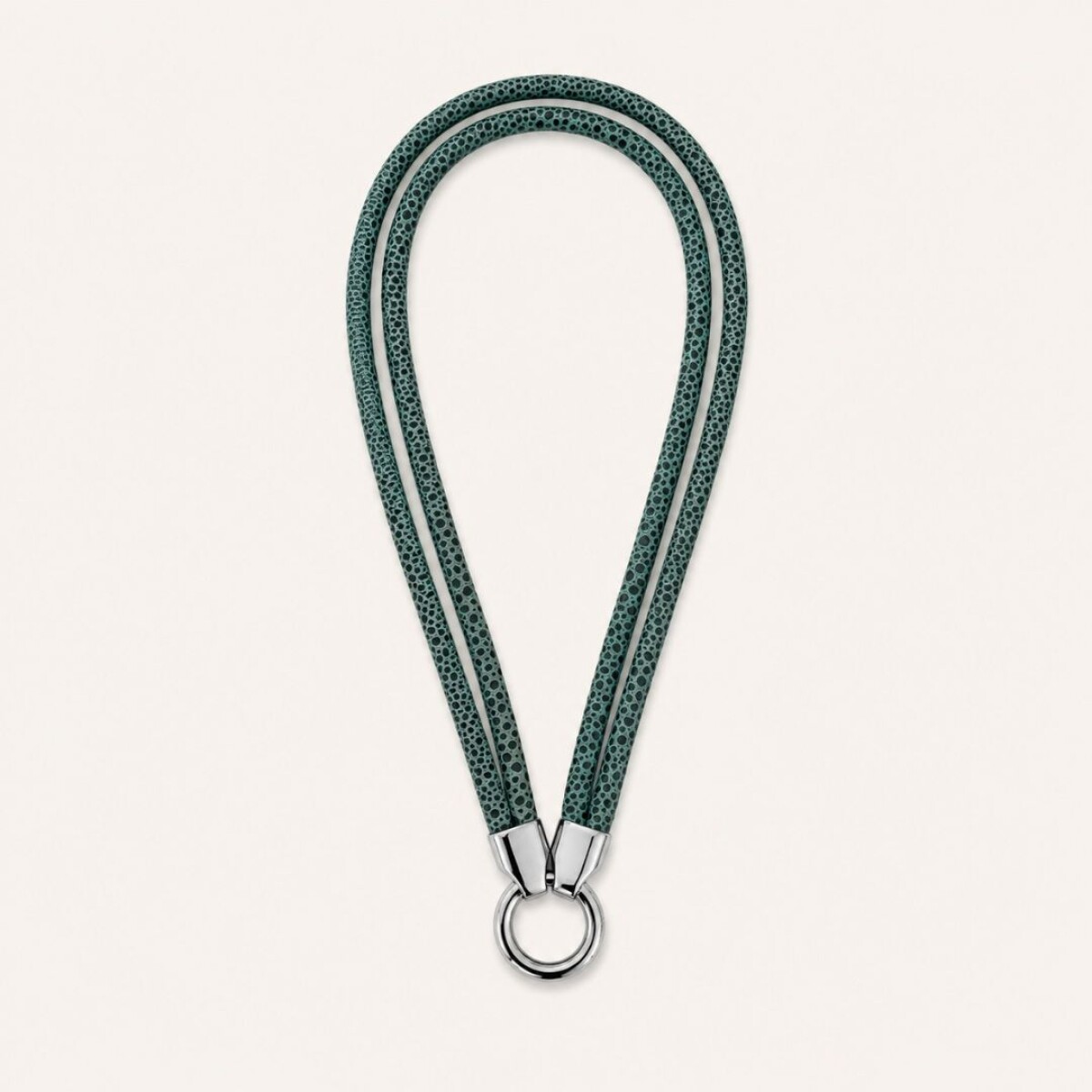 Collar Cuero - Plata 925 