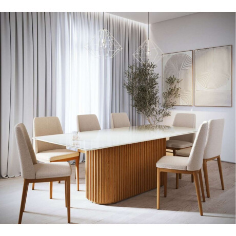 Silla de Comedor City Li­nea Manhattan Boucle/Natural