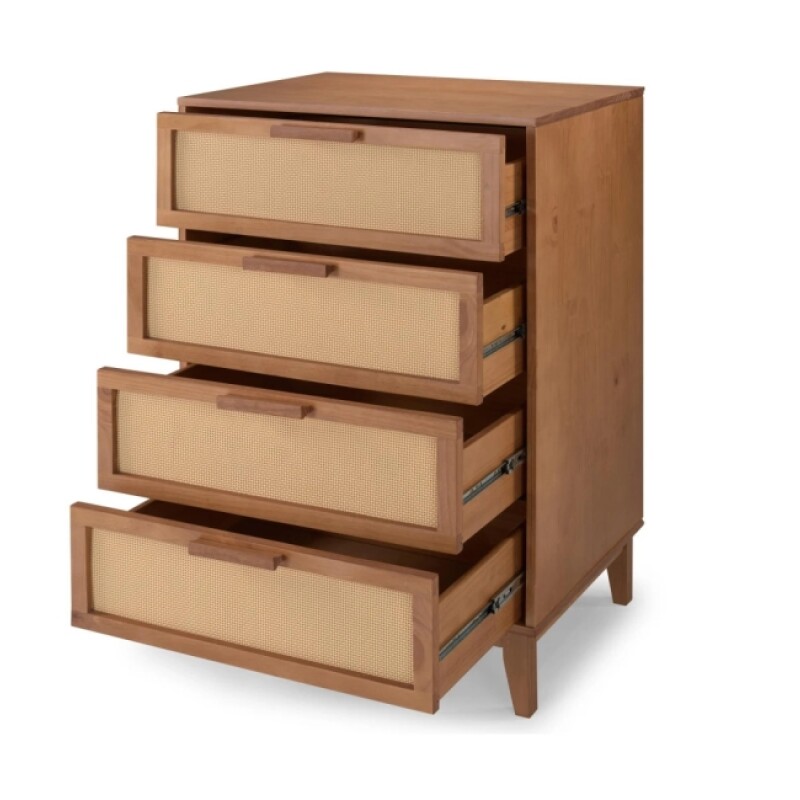 Comoda 4 Cajones Urban Oak Miel Comoda 4 Cajones Urban Oak Miel