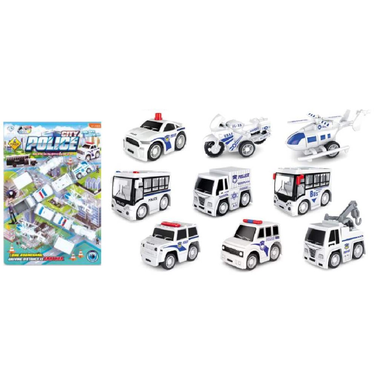 Set De Vehiculos Policiales 