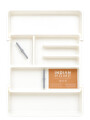 Organizador Cubiertos Extensible Blanco