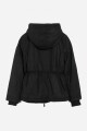 Campera con cierres NEGRO