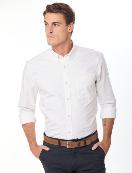 CAMISA SPORT OXFORD Blanco