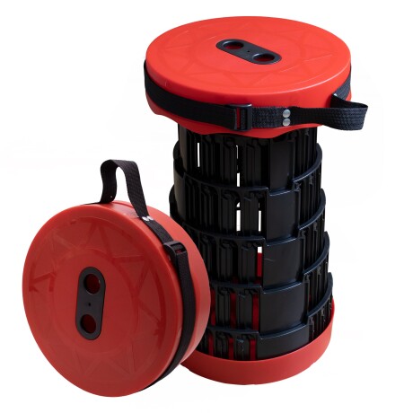 Banco Portátil Plegable Para Acampar ROJO