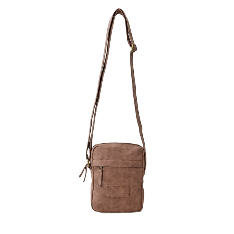 Bolso de mano Rip Curl Classic Leazard No Idea Pouch - Marrón Bolso de mano Rip Curl Classic Leazard No Idea Pouch - Marrón