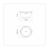 CONTENEDOR ACERO C/TAPA SILICONA 1.5LTS 61225/150 CONTENEDOR ACERO C/TAPA SILICONA 1.5LTS 61225/150