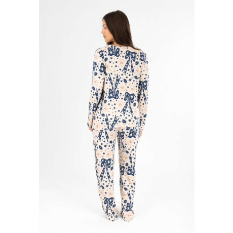 Pijama lucky girl peach Marfil