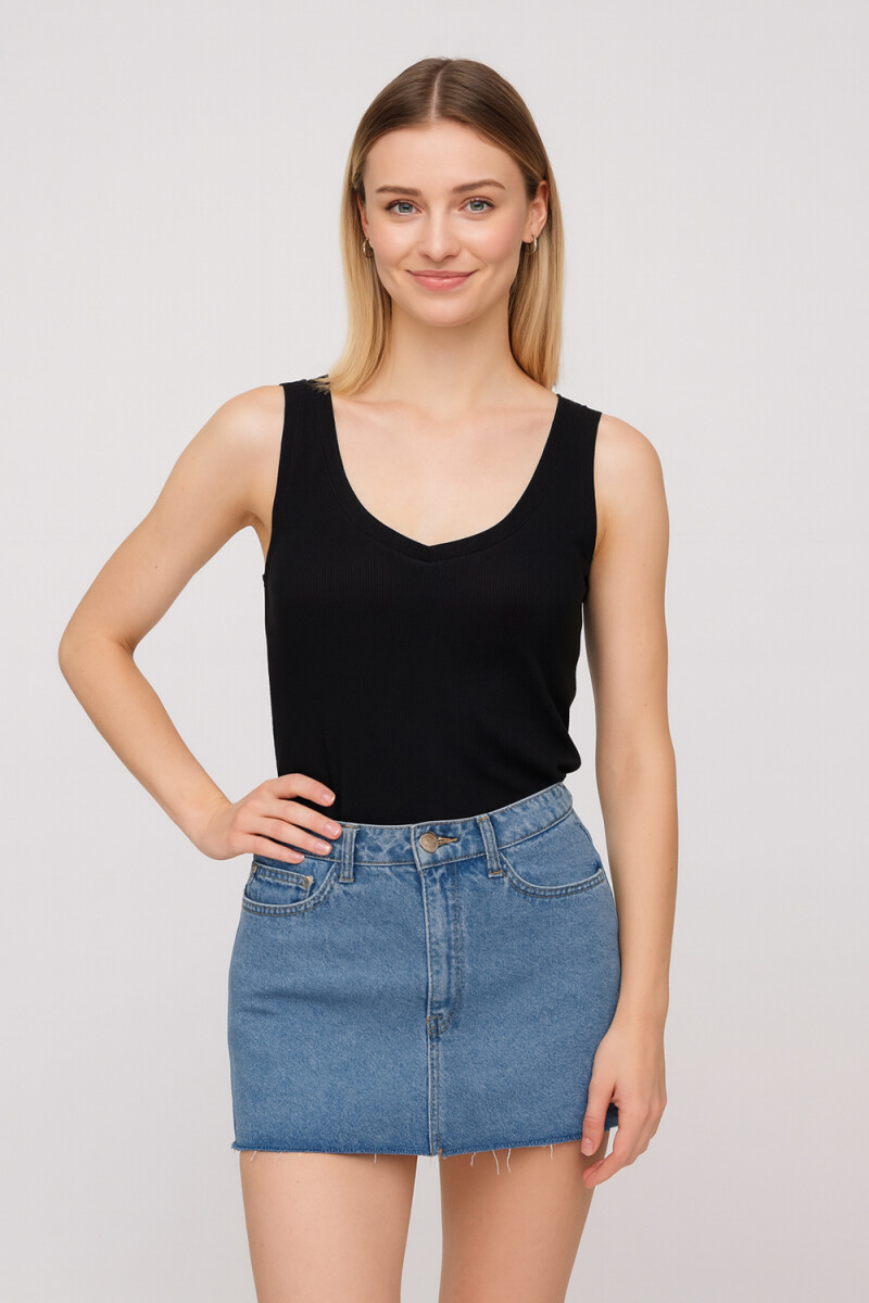 Musculosa Luki - Negro 