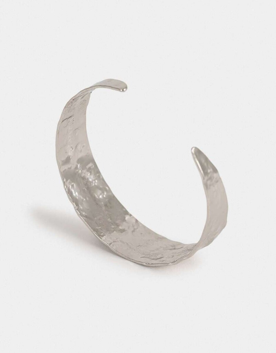 Brazalete De Metal - Plateado 