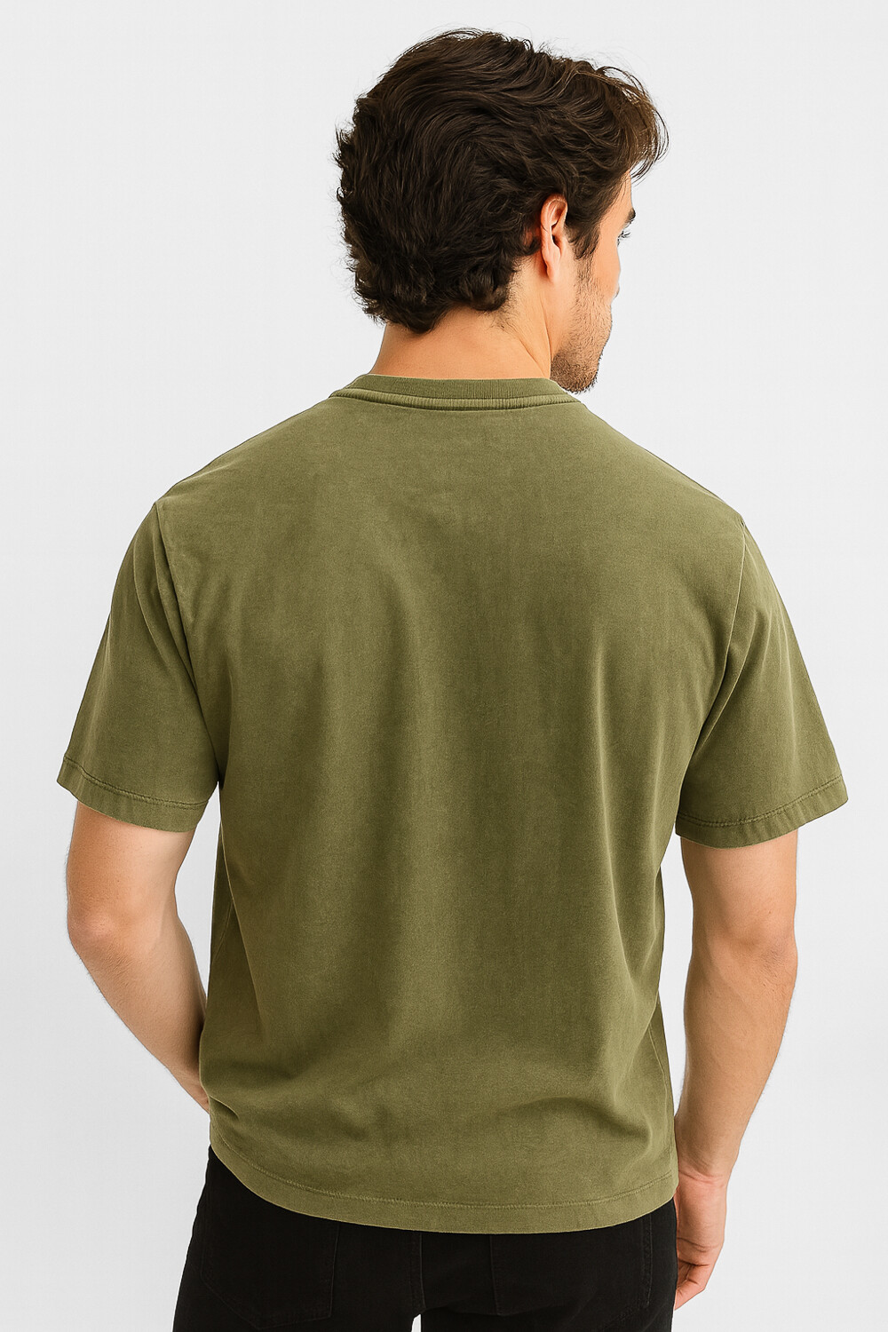 Remera Cappu Verde Oliva