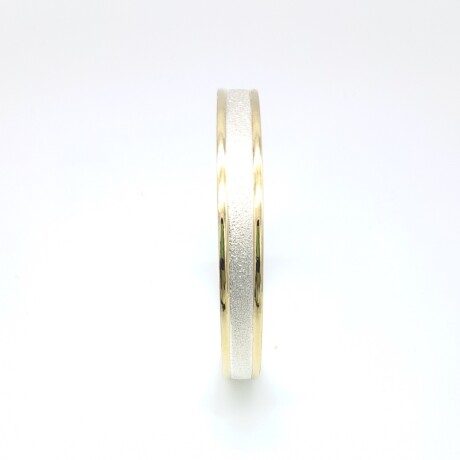 Esclava de plata 925 y double en oro 18 ktes. Esclava de plata 925 y double en oro 18 ktes.
