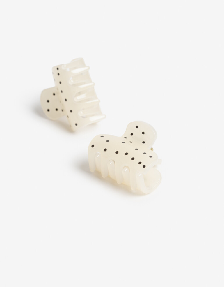 Broches Sets Acrilico Set De Mini Broches Glossy - Estampado Lunares