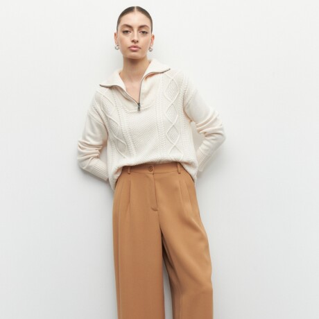 PANTALON POLONE Almendra