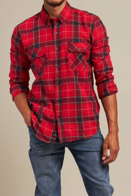 CAMISA PIER POLANCO Rojo