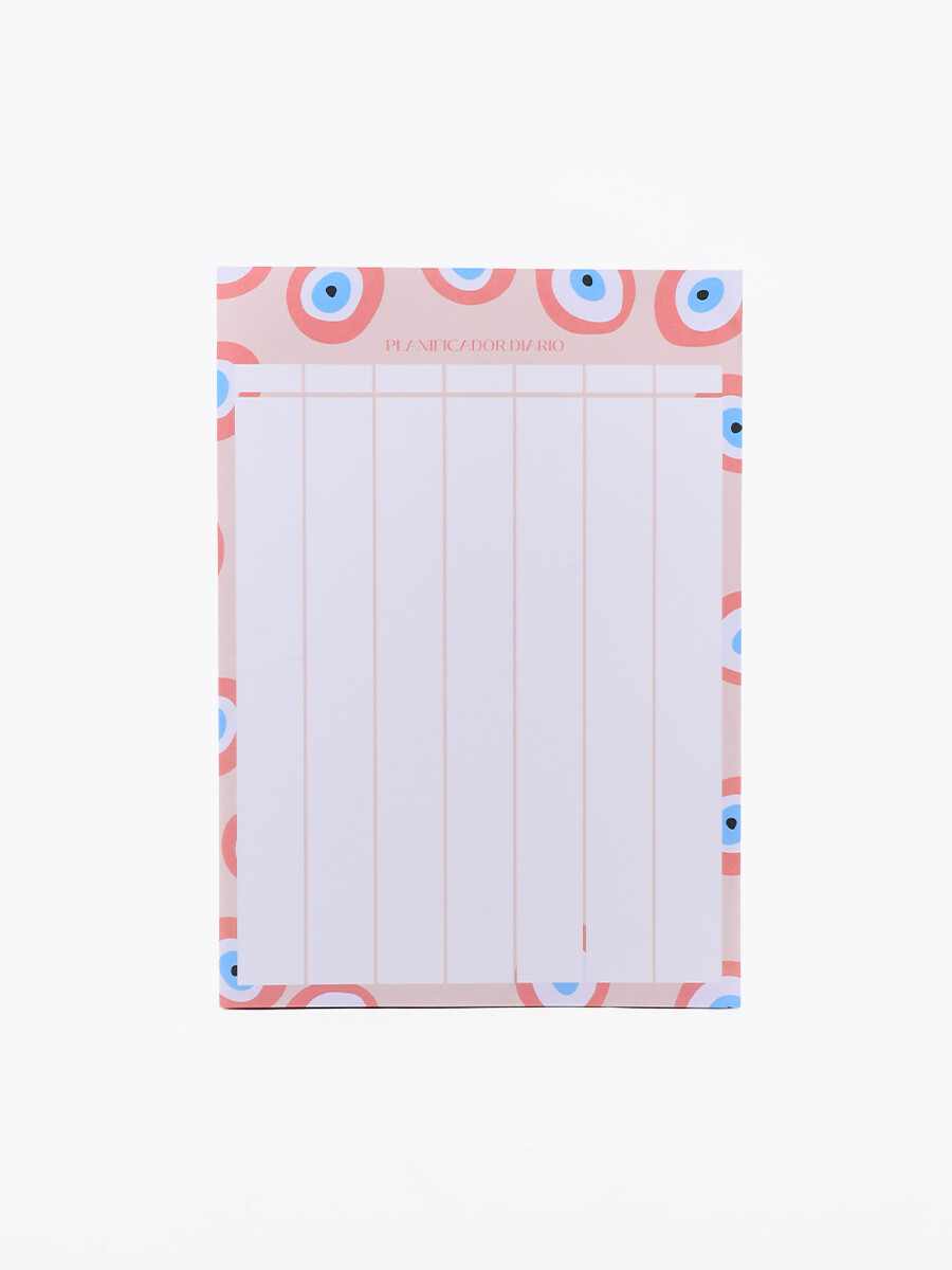 PLANIFICADOR POR DIA - ROSADO 