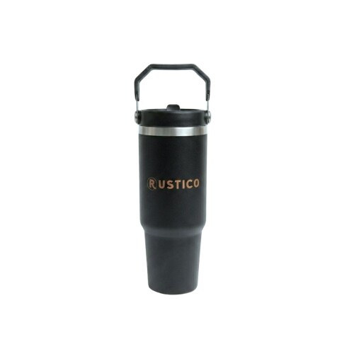 Vaso térmico - 900ml - Logo rústico Negro