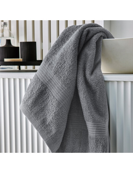 TOALLA DE BAÑO 70x140CM ALGODÓN GRIS CANNON TOALLA DE BAÑO 70x140CM ALGODÓN GRIS CANNON