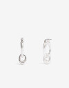 Aros Argollas Metal Argollas De Metal Bañado En Plata - Plateado