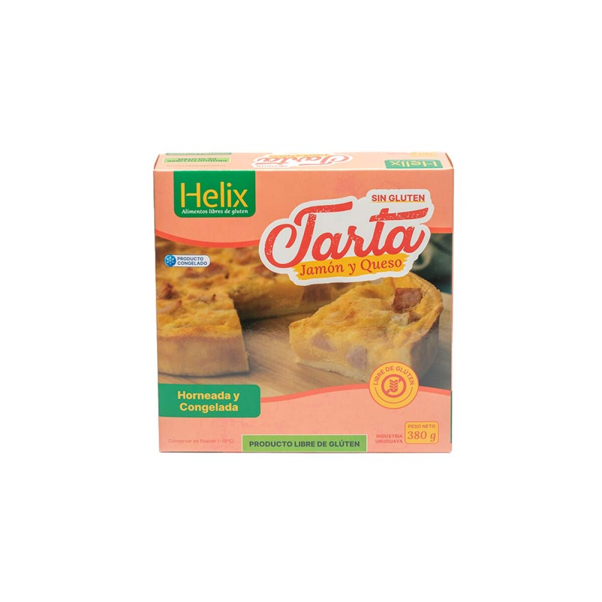 Helix Tarta Jamon Y Queso Sin Gluten 350 Grs 